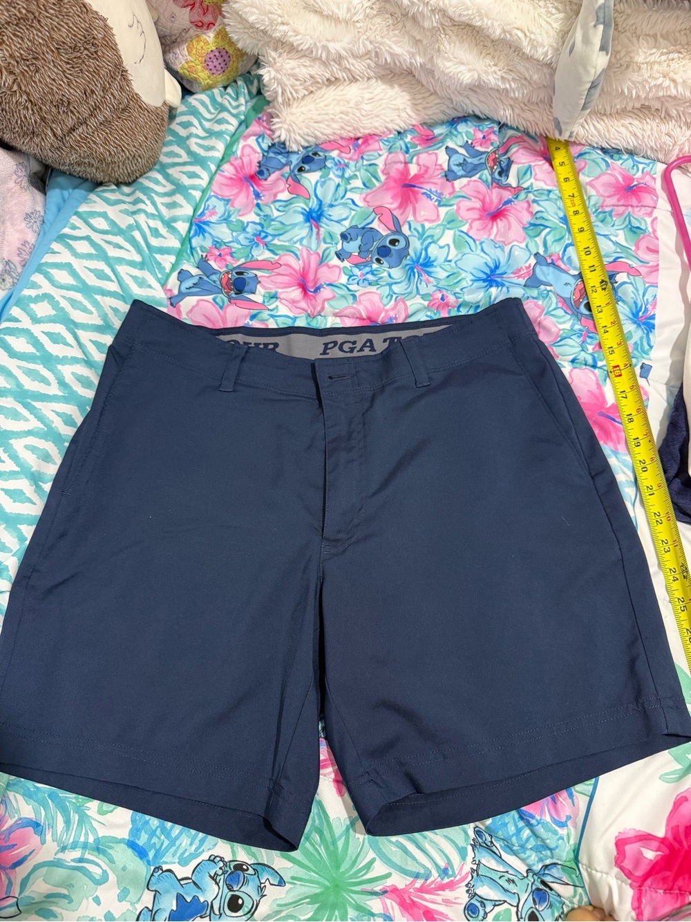 PGA Tour Navy Blue men  Golf Shorts size 34